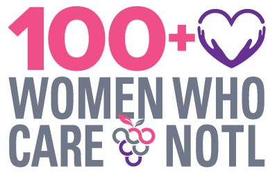 100+ Women Who Care Logo